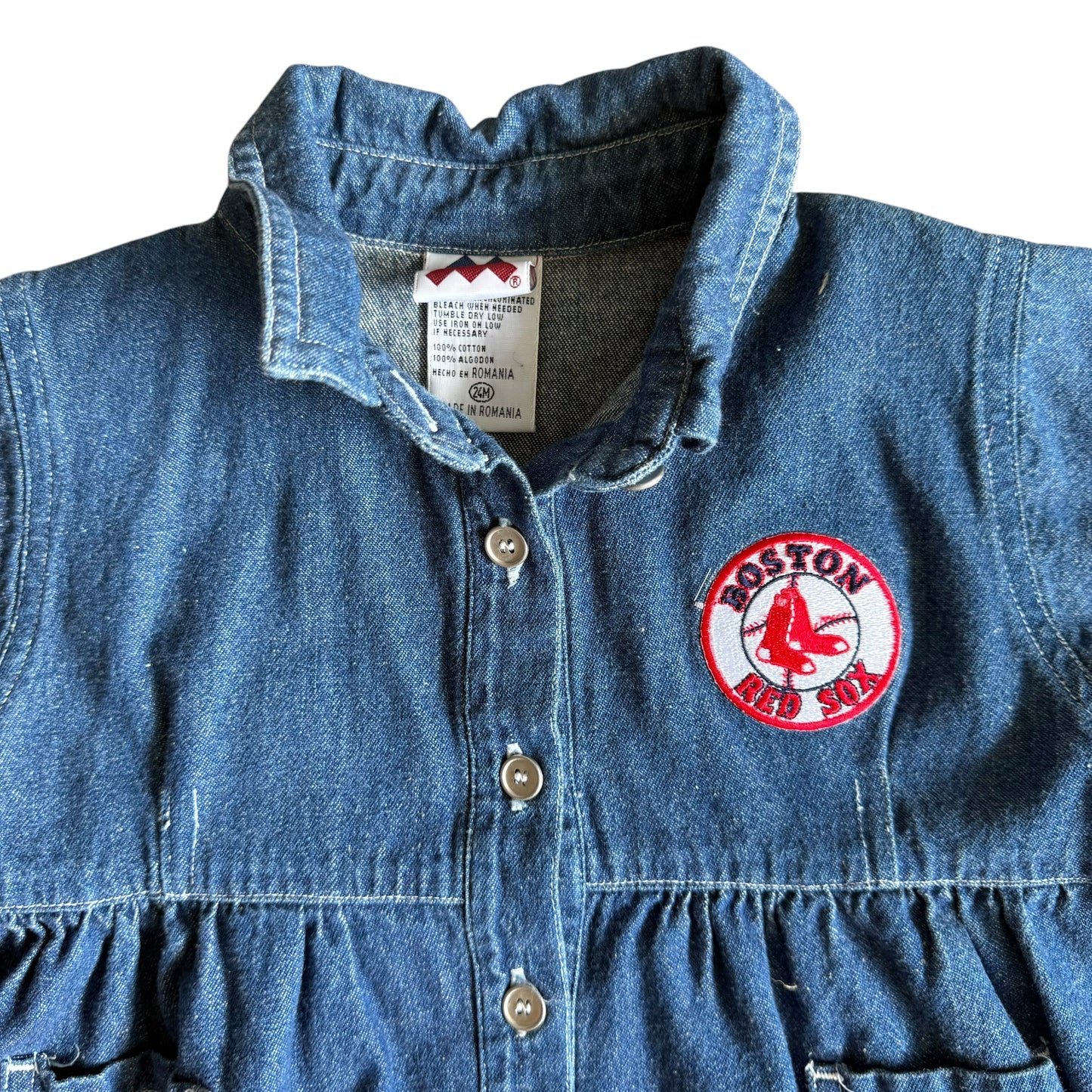 90s Red Sox Dress (24M)