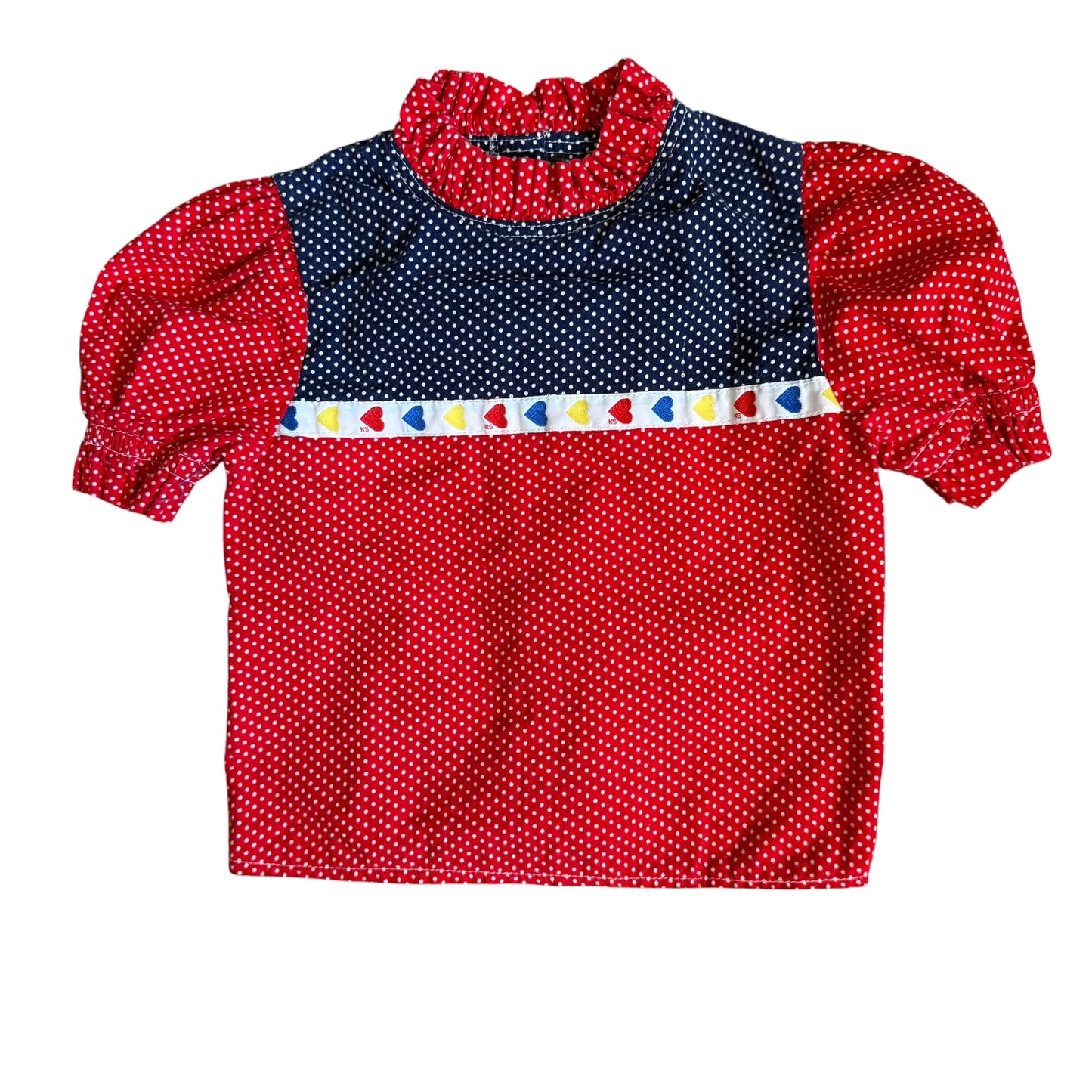 90s Heart Top & Skirt Set (12M)