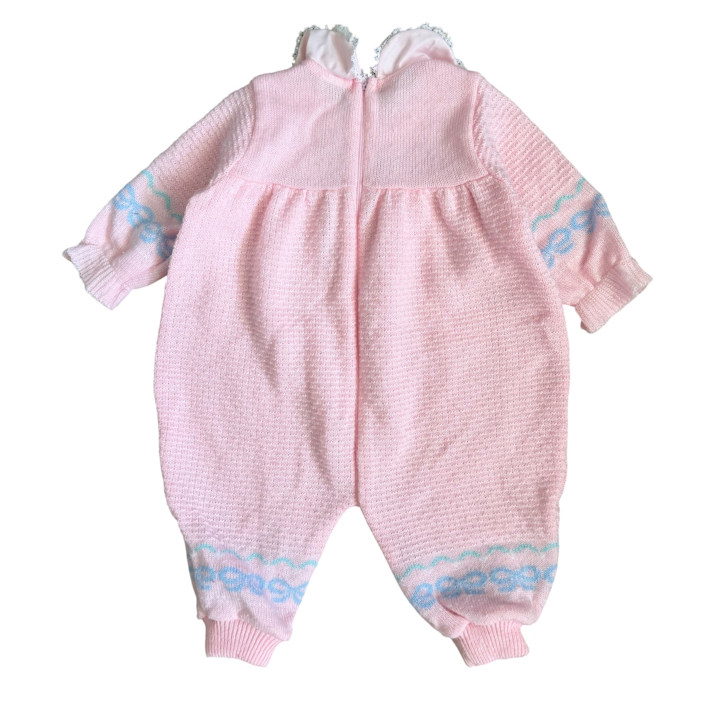90s Pink Bow Onesie (6/9M)