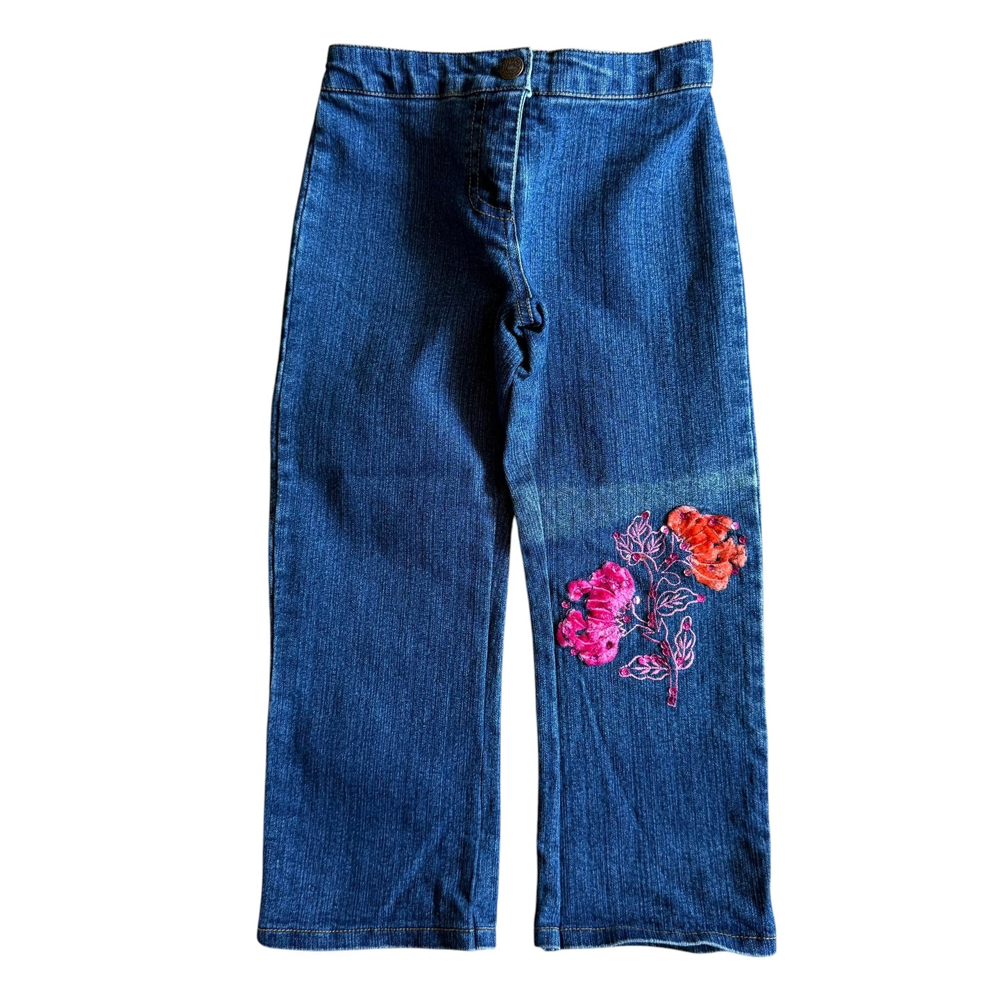 Y2K Sweet Potatoes Flower Jeans (5)