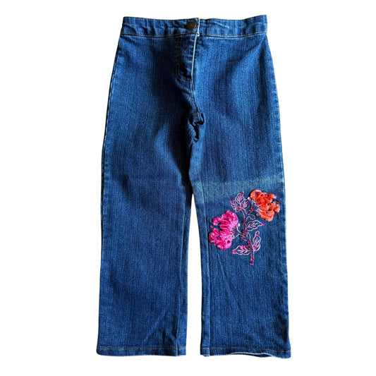 Y2K Sweet Potatoes Flower Jeans (5)