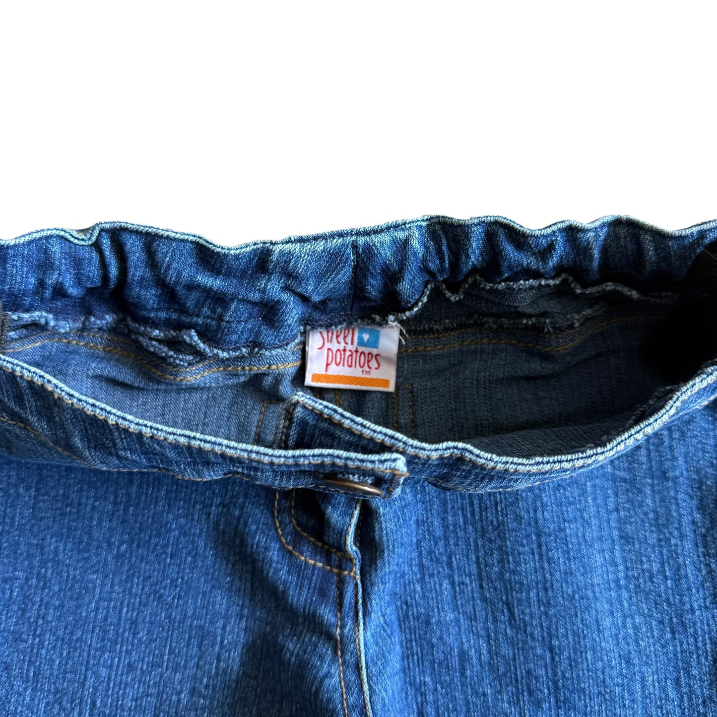 Y2K Sweet Potatoes Flower Jeans (5)