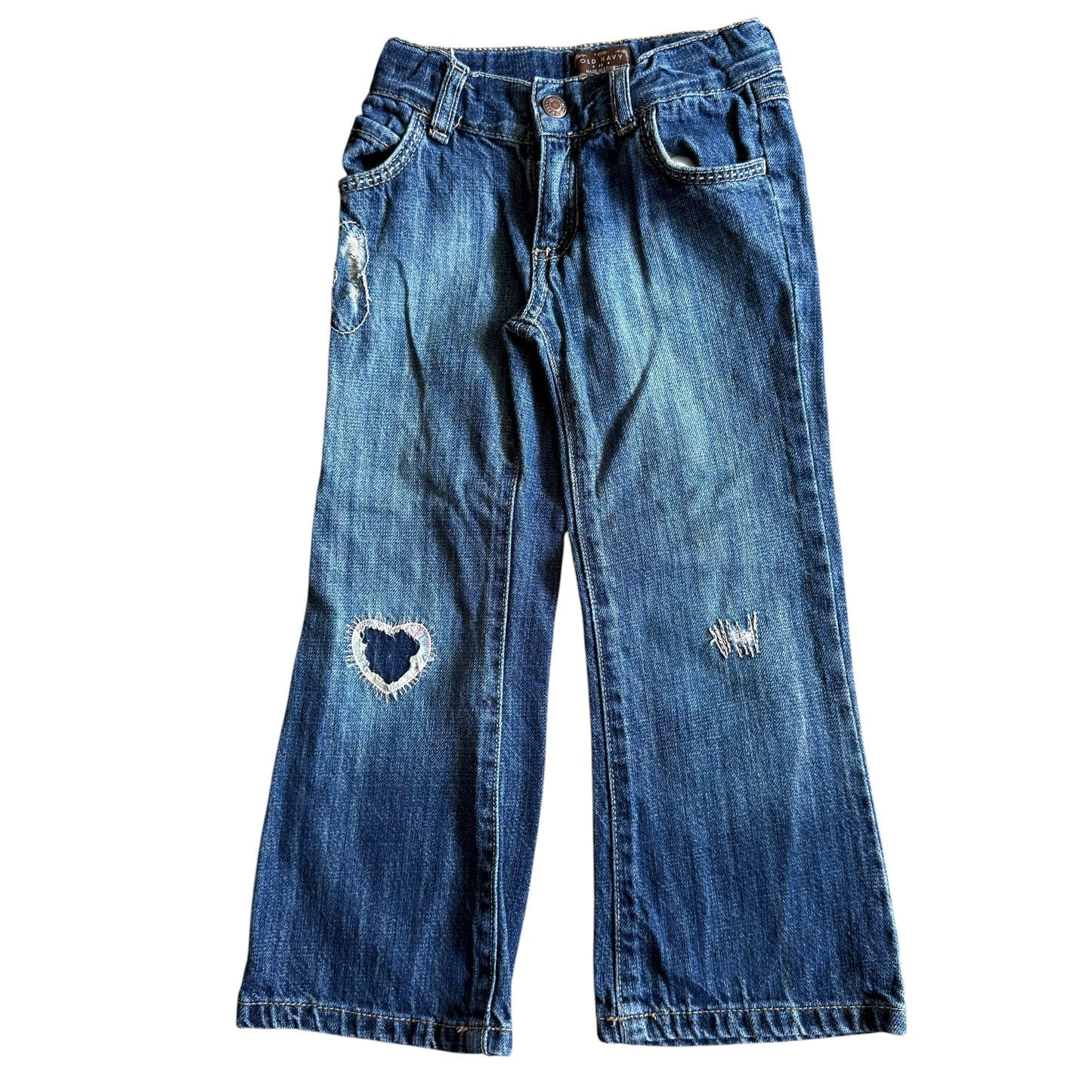 Y2K Old Navy Heart Jeans (4T)