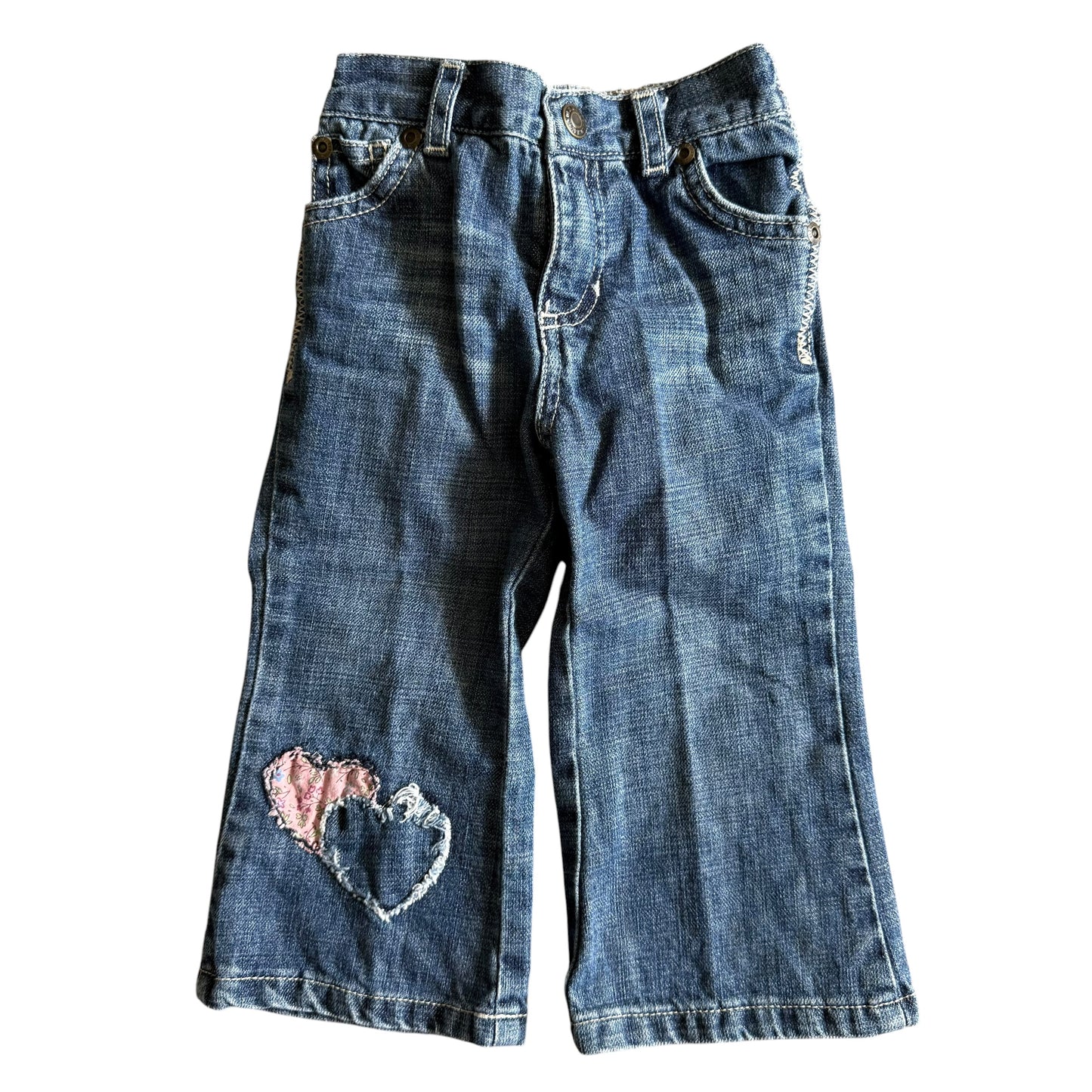 Y2K Old Navy Heart Jeans (18-24M)