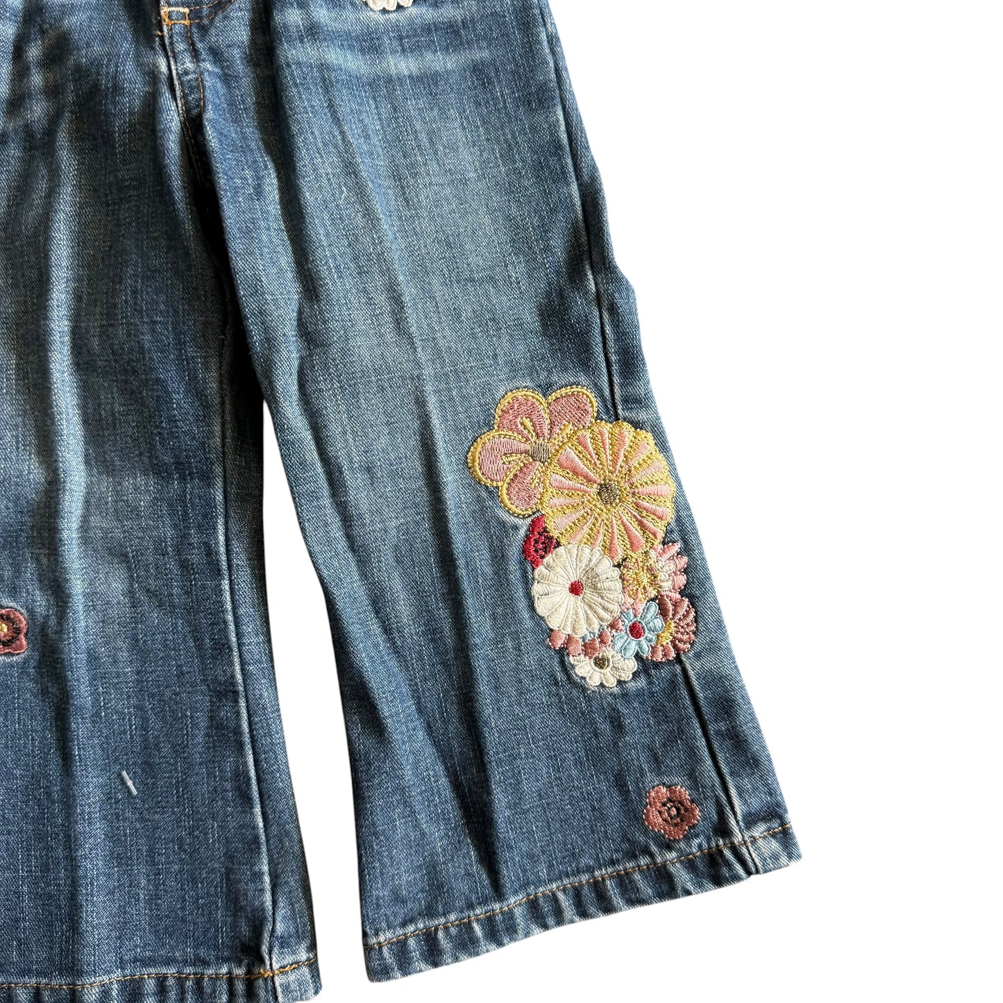 Y2K Old Navy Flower Jeans (18-24M)