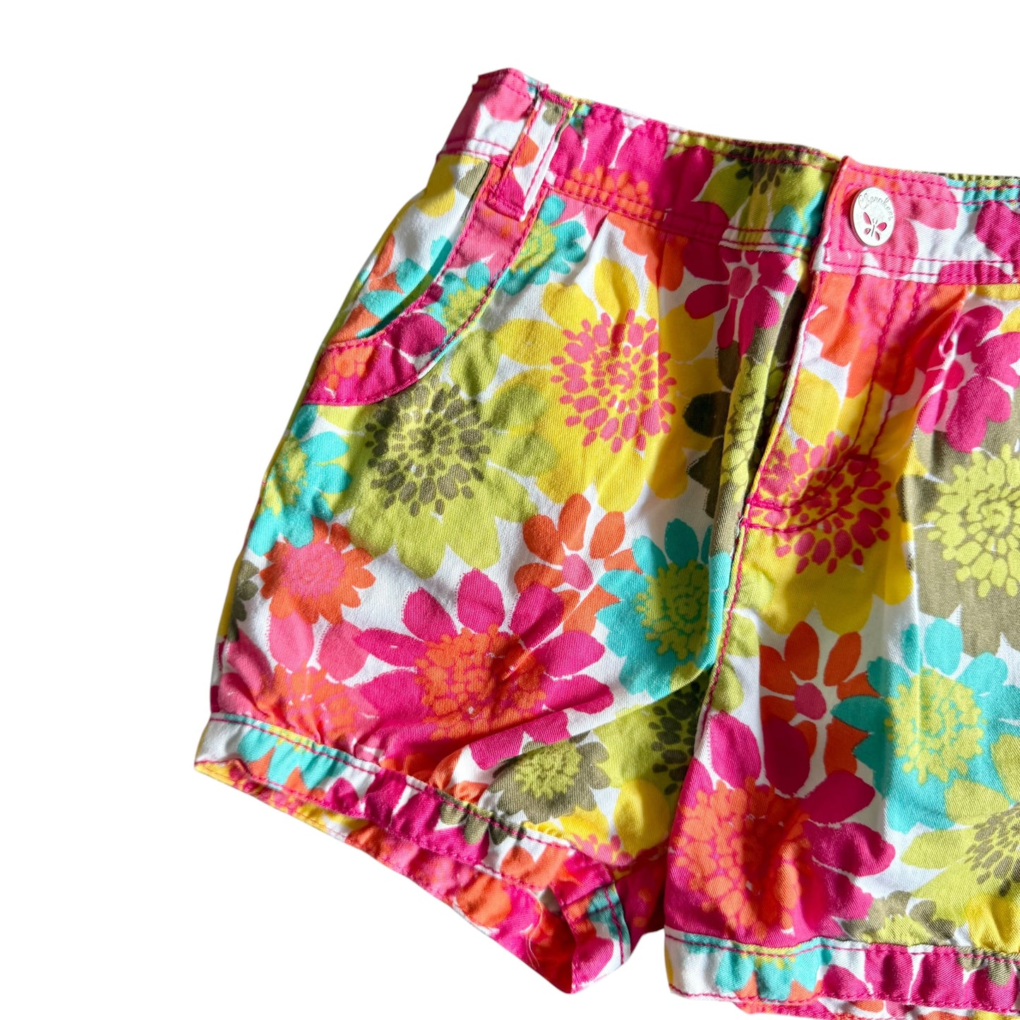 Y2K Cherokee Floral Shorts (XS 4/5)